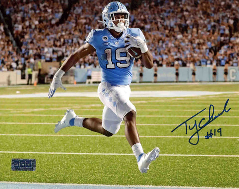 TY CHANDLER AUTOGRAPHED SIGNED NORTH CAROLINA TAR HEELS 8x10 PHOTO COA