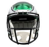 DeVonta Smith Signed Full Size Chrome Replica Helmet Eagles Fanatics 177710