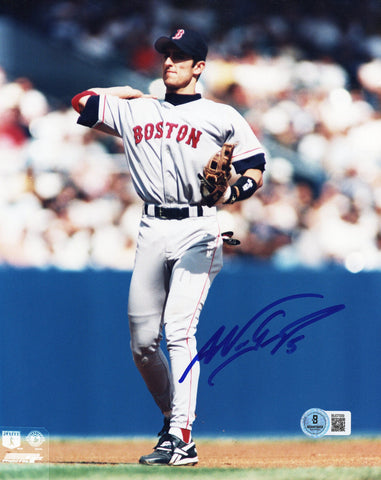 Nomar Garciaparra Autographed Boston Red Sox 8x10 Photo Beckett