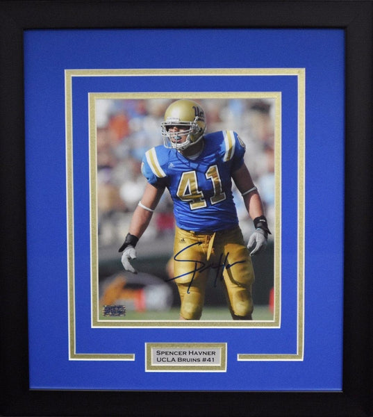 SPENCER HAVNER AUTOGRAPHED UCLA BRUINS 8x10 FRAMED PHOTO COA