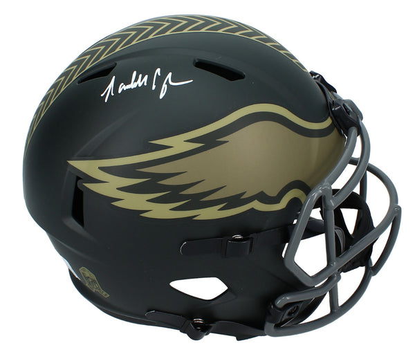 Randall Cunningham Autographed Eagles '2025 STS'' Full Size Speed Helmet Beckett