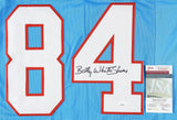 Billy "White Shoes" Johnson Signed Houston Oilers Jersey (JSA COA) 3xPro Bowl WR