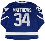 AUSTON MATTHEWS AUTOGRAPHED TORONTO MAPLE LEAFS #34 BLUE JERSEY FANATICS