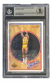 Jerry West Signed 1991-92 UD Jerry West Heroes #6 Lakers Trading Card BAS