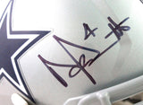 Dak Prescott Autographed Dallas Cowboys Speed Full Size Helmet- Beckett W Holo