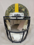 CAM HEYWARD SIGNED PITTSBURGH STEELERS CAMO SPEED AUTHENTIC HELMET BAS QR