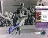 Y.A. Tittle HOF Signed/Inscribed 8x10 B/W Photo New York Giants JSA 212585