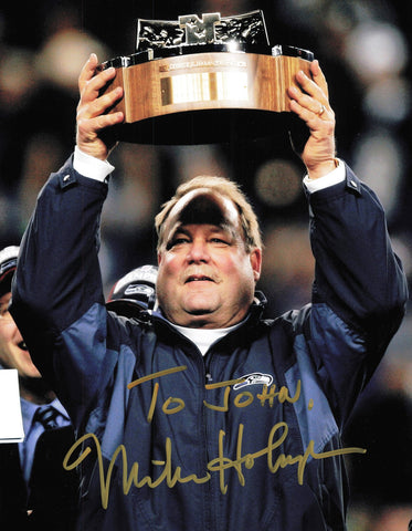 Mike Holmgren Autographed 11x14 Photo Seattle Seahawks "To John" SKU #243990