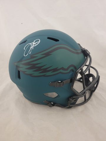 JALEN HURTS SIGNED PHILADELPHIA EAGLES F/S RAVE SPEED REP HELMET FANATICS