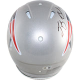 Tedy Bruschi Signed New England Patriots Authentic Helmet Beckett Witness 51678