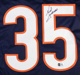 Neal Anderson Signed Chicago Bears Jersey (Beckett) 1986 1st Round Pick/ Florida