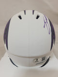 ZAY FLOWERS SIGNED BALTIMORE RAVENS LUNAR ECLIPSE SPEED MINI HELMET BECKETT