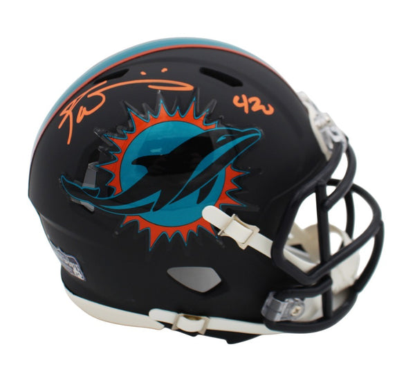 Ricky Williams Signed Miami Dolphins Speed Rivalries Mini NFL Helmet with "420"