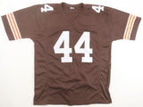 Greg Pruitt & Bob Golic Signed Cleveland Browns Hall of Fame Jersey (JSA)