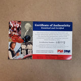 FRAMED CINCINNATI BENGALS RUDI JOHNSON AUTOGRAPHED JERSEY PSA COA