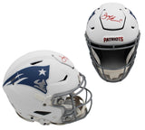 Julian Edelman Signed New England Patriots Speed Flex Authentic Rivalries Helmet
