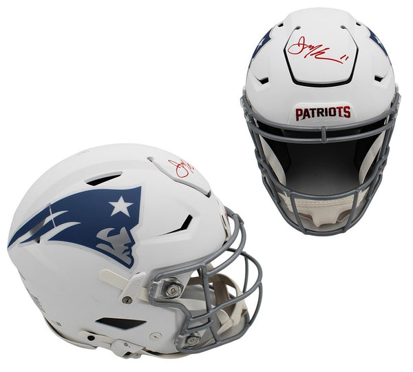 Julian Edelman Signed New England Patriots Speed Flex Authentic Rivalries Helmet
