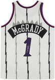 FRMD Tracy McGrady Toronto Raptors Signed 1998 White Mitchell & Ness Auth Jersey