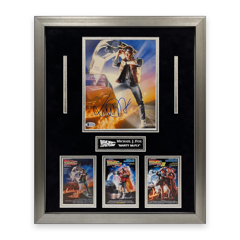 Michael J. Foxx Signed Autographed Photograph Collage Framed To 20x24 Beckett