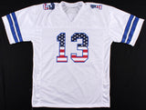Michael Gallup Signed Dallas Cowboys "American Flag" Jersey 2018 3rd Rd Pick W.R