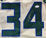 Giannis Antetokounmpo Milwaukee Signed Cream Basketball Jersey JSA