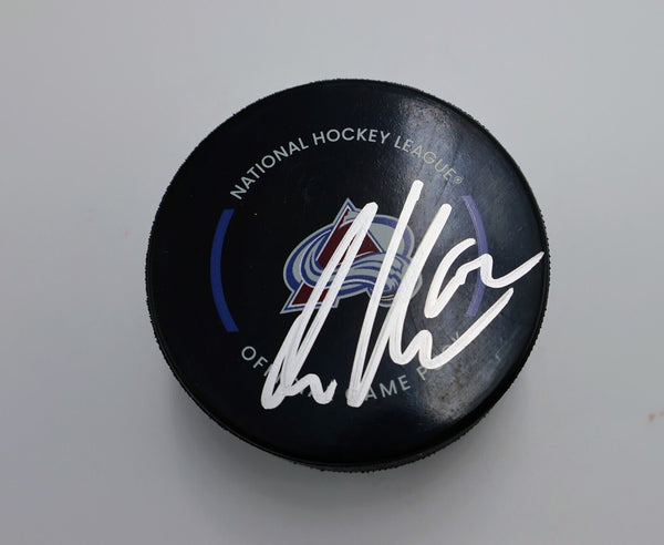 Artturi Lehkonen Autographed Official Avalanche Game Puck LSM COA