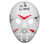 Ari Lehman Signed Friday the 13th White/Red Costume Mask - Kill or Be Killed Ins