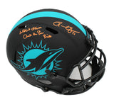 Ronnie Brown Signed Miami Dolphins Speed Full Size Eclipse Helmet w/ Inscription