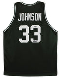 Michigan State Magic Johnson Signed Green Pro Style Jersey BAS Witnessed 3