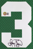 Larry Bird Authentic Signed 1985 Green M&N HWC Swingman Framed Jersey BAS Wit