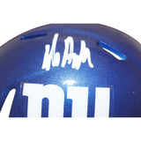 Jalin Hyatt Autographed/Signed New York Giants Mini Helmet Beckett 43040