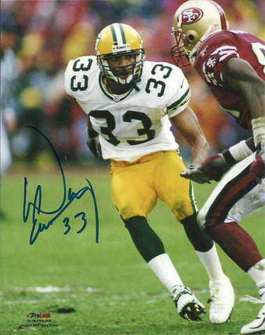 Green Bay Packers DOUG EVANS Signed 8x10 Photo #1 AUTO ~ Super Bowl XXXI Champ