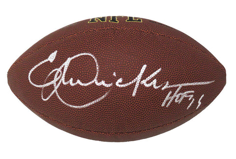 Eric Dickerson (Rams) Signed Wilson Super Grip Full Size NFL Football w/HOF - SS