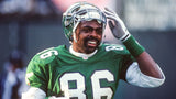 Fred Barnett Signed Eagles Jersey Inscribed "92 Pro Bowl" & "Go Birds!"(JSA COA)