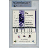 Ray Lewis Autographed/Signed 2005 Upper Deck SPx 7 Trading Card Beckett 47944