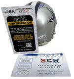 Randy White HOF Signed/Inscribed Cowboys Mini Football Helmet JSA 213140