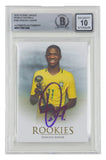Vinicius Jr Signed 2018 Futera Unique World #100 Rookies Card - BGS 10