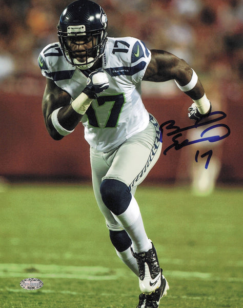 Braylon Edwards Autographed Signed 8x10 Photo Seattle Seahawks MCS Holo #63150