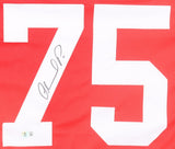 Orlando Pace Signed Ohio State Buckeyes Jersey (Beckett) 1996 Big 10 MVP / Rams