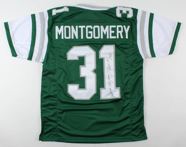 Wilbert Montgomery Signed Philadelphia Eagles Jersey Inscr. "HOF 1987" (JSA COA)
