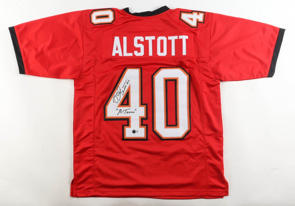 Mike Alstott Signed Tampa Bay Buccaneers Jersey Beckett/ Super Bowl XXXVII Champ