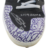Trevor Story Signed Colorado Rockies Game Used Right Cleat Nike Beckett 57821