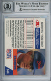 Dan Reeves Autographed 1991 Pro Set #144 Trading Card Beckett 10 Slab 37480