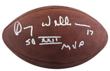 Doug Williams "SB XXII MVP" Signed Official SB XXII Logo Nfl Football BAS Wit