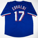 Nathan Eovaldi Signed Texas Rangers Jersey (Beckett) 2023 World Series Champion