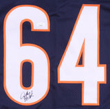 Andy Heck Signed Bears Jersey (JSA COA) Chicago Offensive Tackle (1994-1998)