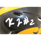 Kaleb Johnson Autographed Iowa Hawkeyes Mini Helmet Beckett Witness 51713