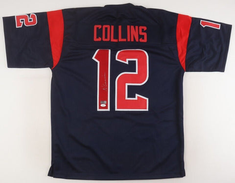 Nico Collins Signed Houston Texans Jersey (JSA) 2021 3rd Round Pick Michigan