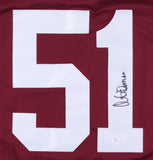 Monte Coleman Signed Washington Redskins Jersey (JSA) 3xSuper Bowl Champion