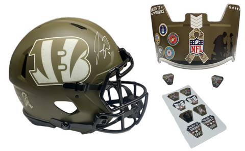Joe Burrow Autographed Bengals STS 5 Seal Visor Speed Authentic Helmet Fanatics